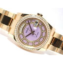 【中古】ロレックス（ROLEX） デイデイト　ベゼルダイヤ　ラベンダージェイド　カルーセル文字盤　18KYG