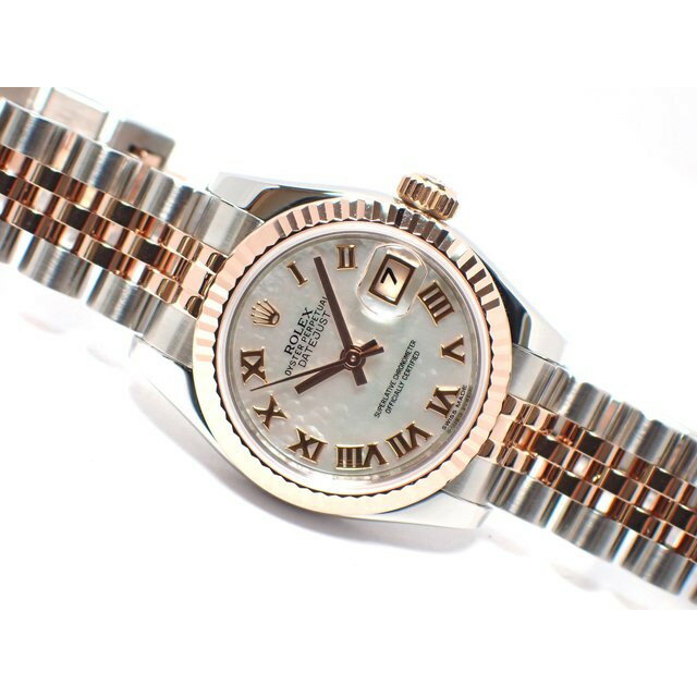 【中古】ロレックス（ROLEX） デイトジャスト　ホワイトシェルローマン　18KPGコンビ　1791 ...