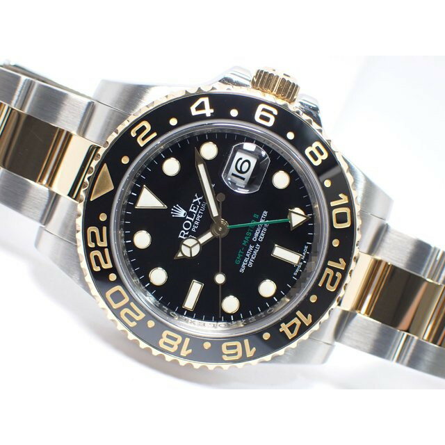 【中古】ロレックス（ROLEX）GMTマスターII　SS&YG　116713LN　V番