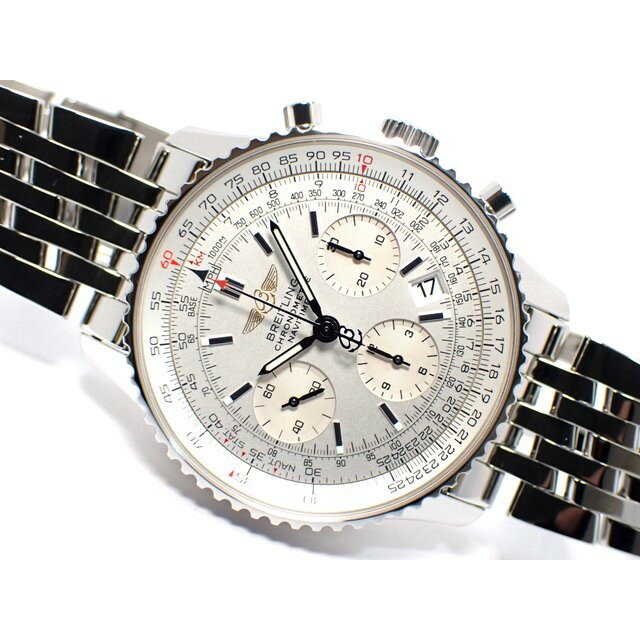 【中古】ブライトリング（BREITLING） ナビタイマー　シルバー・バーインデックス　正規品　A2 ...