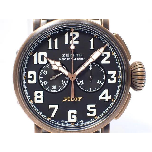 【中古】ゼニス（ZENITH）パイロット　タイプ20　クロノグラフ　エクストラスペシャル　ブロンズ