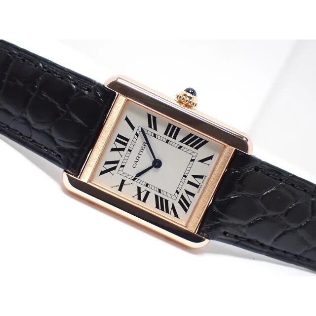 【中古】カルティエ（CARTIER）タンクソロ　SM　レディース　クォーツ　シルバー　正規品　W5200024