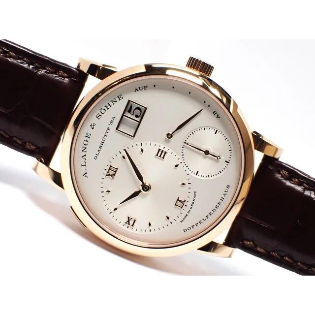 【中古】ランゲ＆ゾーネ（A.LANGE＆SOHNE）ランゲ1　シルバー　18Kピンクゴールド　正規品　191.032