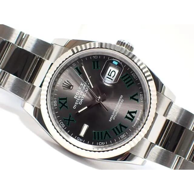 【中古】ロレックス(ROLEX)デイトジャスト 36 スレートローマン オイスターブレス Ref.126234 '22年
