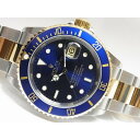 【中古】ロレックス(ROLEX)　Ref.16613サブマリーナ・デイト　ブルー(青サブ)18KYG&amp;SS F番