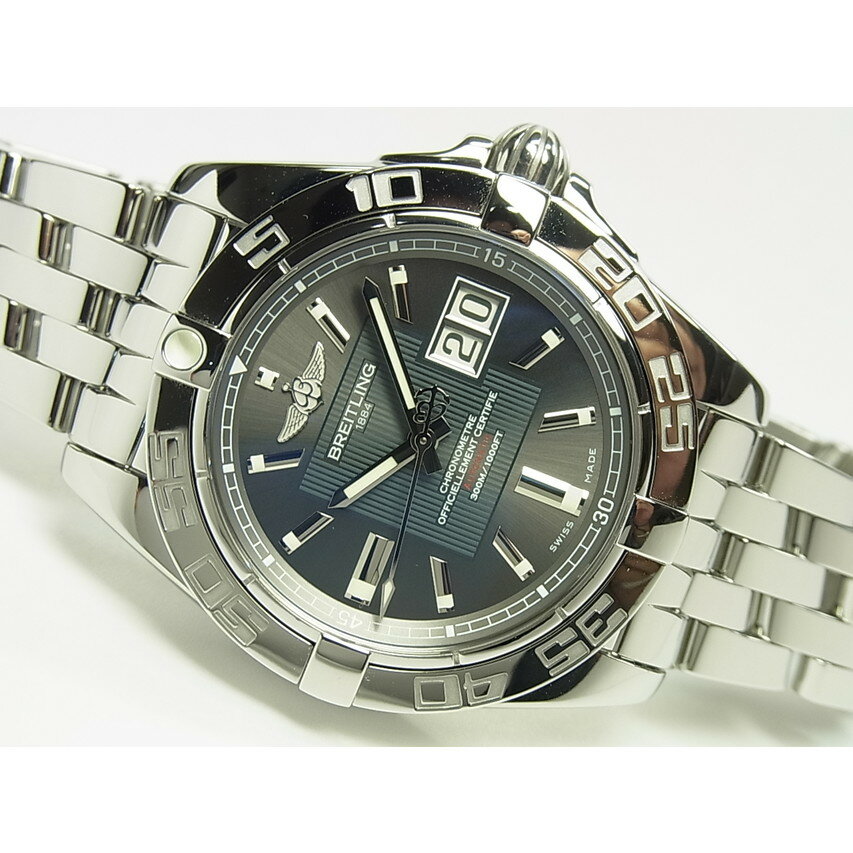 【中古】ブライトリング(BREITLING)ギャラクティック41　グレー文字盤A493F49PA　国 ...