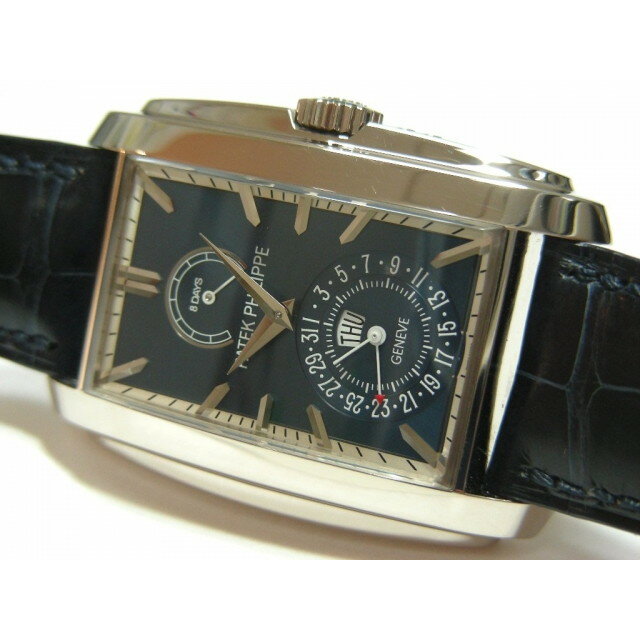 【中古】パテックフィリップ(PATEKPHILIPPE)　5200G-001　ゴンドーロ　8デイズ　18KWG　革ベルト　国内正規品