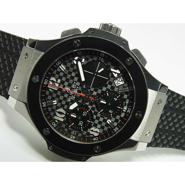 【中古】ウブロ（HUBLOT)ユニセックス・ビッグバンステンレス＆セラミック　ラバーベルト341.S ...