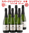 《送料無料》 ケースまとめ買い 6本セット スペイン産 スパークリングワイン 750ml×6本 ゴティカ スパークリング