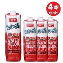 スイカジュース 1000ml 4本セット 生のスイカを使用した100 ストレートジュース