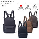 【正規販売店】MARGARET HOWELL idea リームス リュック［マーガレットハウエル アイデア］ リュックサック ブランド バッグパック A4 13インチ 軽量 通勤 通学 学生 大人 旅行 おしゃれ シンプル ナチュラル 日本製 レディース メンズ バッグマニア