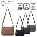 【正規販売店】MARGARET HOWELL idea リームス ショルダー［マーガレットハウエル アイデア］ ショルダー バッグ ブランド 斜めがけ 肩掛け コンパクト 軽量 大人 旅行 おしゃれ シンプル ナチュラル 日本製 メンズ レディース バッグマニア