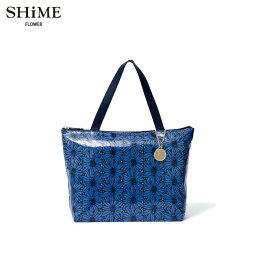 【50%OFF】【正規販売店】SHiME FLOWER ラミー A4トート［シィメフラワー］ トートバッグ ブランド 肩掛け ファスナー 軽い 軽量 通勤 通学 旅行 サブバッグ 花柄 レース おしゃれ かわいい 大人 日本製 チャーム付き レディース バッグマニア セール