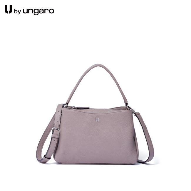 【50 OFF】【正規販売店】U by ungaro グレース 2WAYショルダー［ユーバイ ウンガロ］ ショルダーバッグ ブランド ハンドバッグ 斜めがけ 肩掛け 本革 レザー シンプル フォーマル コンパクト 大人 おしゃれ きれいめ 日本製 レディース バッグマニア セール