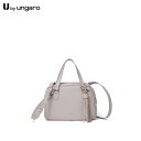 ユーバイ ウンガロ フォーマルバッグ レディース 【正規販売店】U by ungaro アデル 2WAYボストン［ユーバイ ウンガロ］ ボストン バッグ ショルダー 斜めがけ 肩掛け 本革 レザー コンパクト 軽量 通勤 通学 お仕事バッグ 大人 フォーマル シンプル おしゃれ きれいめ タッセル付き 日本製 レディース バッグマニア