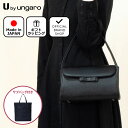 ユーバイ ウンガロ フォーマルバッグ レディース 【正規販売店】【U by ungaro ムック本掲載】U by ungaro ルーヴル ハンド(A)［ユーバイ ウンガロ］ ハンドバッグ ブランド フォーマルバッグ 黒 ブラック 本革 日本製 サブバッグ セット 入学式 卒業式 入園式 卒園式 結婚式 弔事 冠婚葬祭 レディース バッグマニア