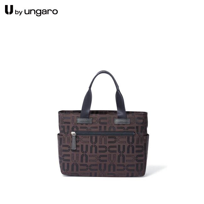 【正規販売店】U by ungaro バルマ トート(B)［ユーバイ ウンガロ］ ートバッグ ブランド ファスナー 自立 手提げ 軽量 通勤 通学 旅行 お仕事バッグ カジュアル 自立 おしゃれ 大人 日本製 レディース バッグマニア