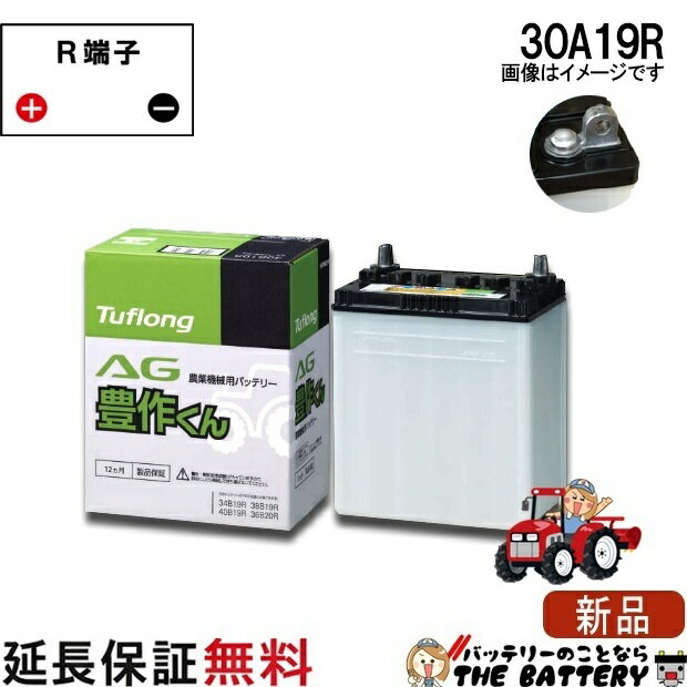 30A19R 自動車 バッテリー トラクター 農機用 エナジーウィズ 昭和電工 日立 後継品 タフロング AG 豊作くん 互換 28A19R