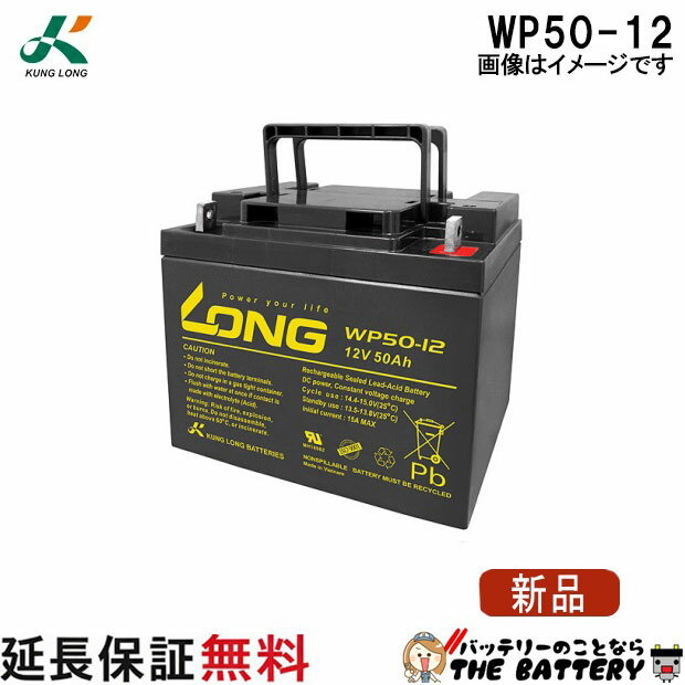 WP50-12 ロングバッテリー KUNG LONG 互換 HP38-12A 電動車椅子 産業用