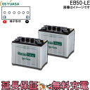 2個セット 保証付 EB50 LE L形端子 ボルト締付端子 蓄電池 自家発電 GS YUASA ユアサ 小形電動車用鉛蓄電池