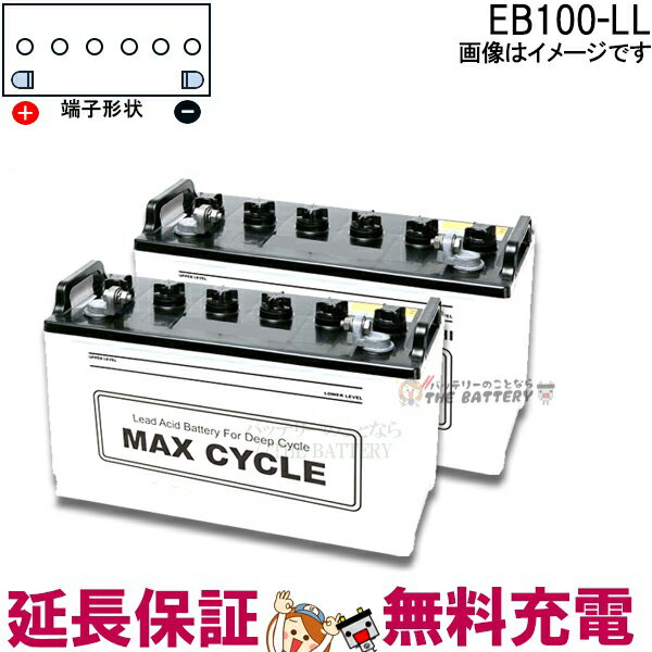 2個セット 保証付 EB100 LL set L形 端子