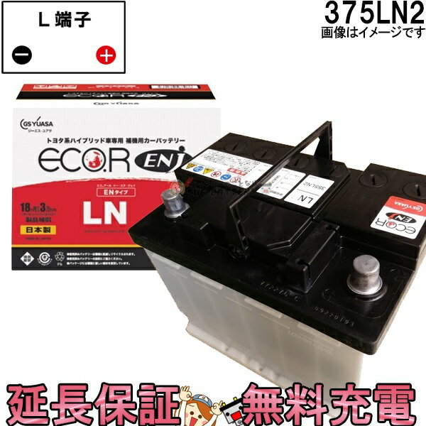 【先着10名★5/18～24時間限定!!最大1000円OFFクーポン】ENJ-375LN2 車 バッテリー レクサスNXHV ノアHV ヴォクシーHV エスクァイアHV アルファードHV