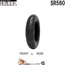 3.50-10 51J TL SR560 フロント リア チューブレス シンコー shinko タイヤ スクーター ミニバイク