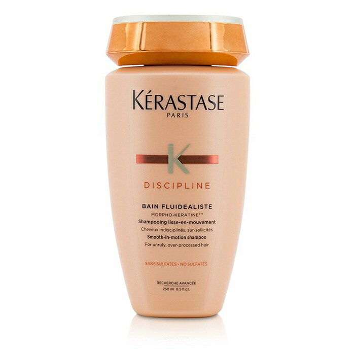 【月間優良ショップ受賞】 Kerastase Discipline Bain Fluidealiste Smooth-In-Motion Sulfate Free Shampoo - For Unruly, Over-Processed Hair (New 送料無料 海外通販