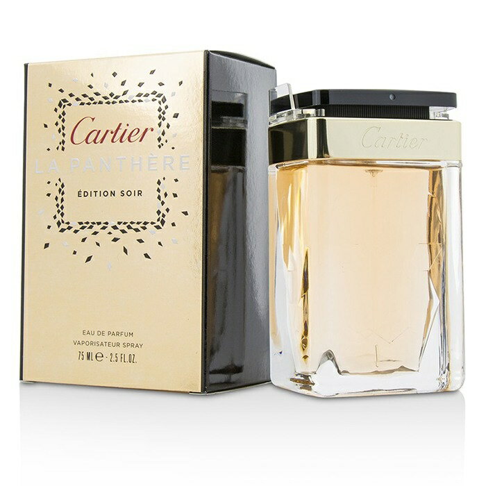 399円オフクーポン【月間優良ショップ受賞】 Cartier La Panthere Edition Soir Eau De Parfum Spray カルティエ ラ パンテール エディション ソワール EDP SP 75ml/2.5oz 送料無料 海外通販