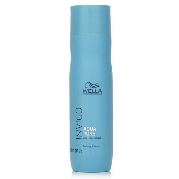 【月間優良ショップ受賞】 Wella Invigo Aqua Pure Purifying Shampoo ウエラ Invigo Aqua Pure Purifying Shampoo 250ml/8.4oz 送料無料 海外通販