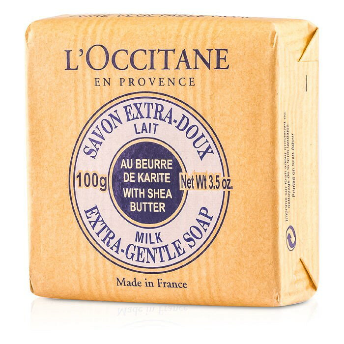 ロクシタン 【月間優良ショップ受賞】 L'Occitane Shea Butter Extra Gentle Soap - Milk ロクシタン シアバター　エクストラジェントルソープ - ミルク 100g/3.5oz 送料無料 【楽天海外直送】