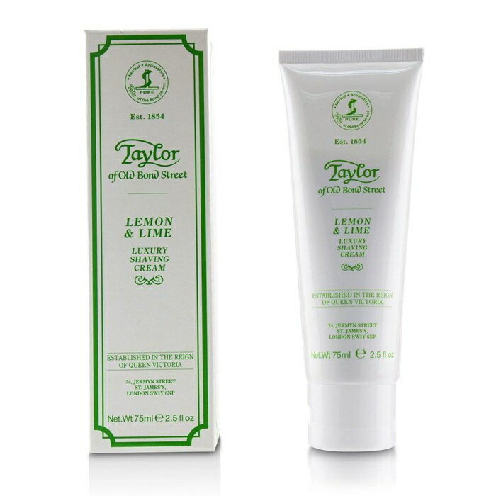 【月間優良ショップ受賞】 Taylor Of Old Bond Street Lemon And Lime Luxury Shaving Cream テイラーオブオールドボンドストリート Lemon And Lime Luxury Shavi 送料無料 海外通販