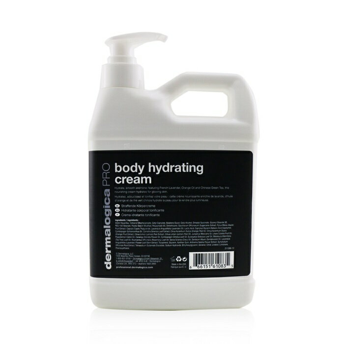  Dermalogica Body Therapy Body Hydrating Cream PRO (Salon Size) ダーマロジカ ボディセラピー ボディ ハイドレーティング クリーム (サロンサイズ) 946ml/32oz 送料無料 海外通販