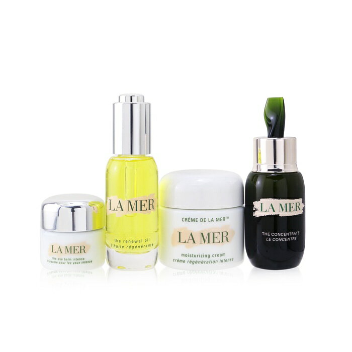 【月間優良ショップ受賞】 La Mer The Most-Covered Travel Collection: 1x The Concentrate - 30ml/1oz + 1x The Eye Balm Intense - 15ml/0.5oz + 1x 送料無料 海外通販