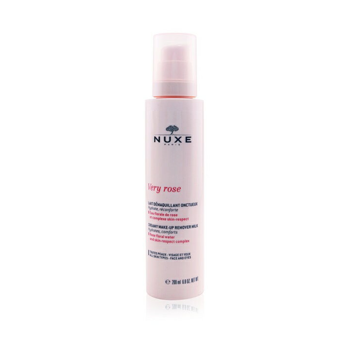 ニュクス 【月間優良ショップ受賞】 Nuxe Very Rose Creamy Make-up Remover Milk ニュクス ヴェリーローズ クリーミーメイクアップリムーバーミルク 200ml/6.8oz 送料無料 海外通販