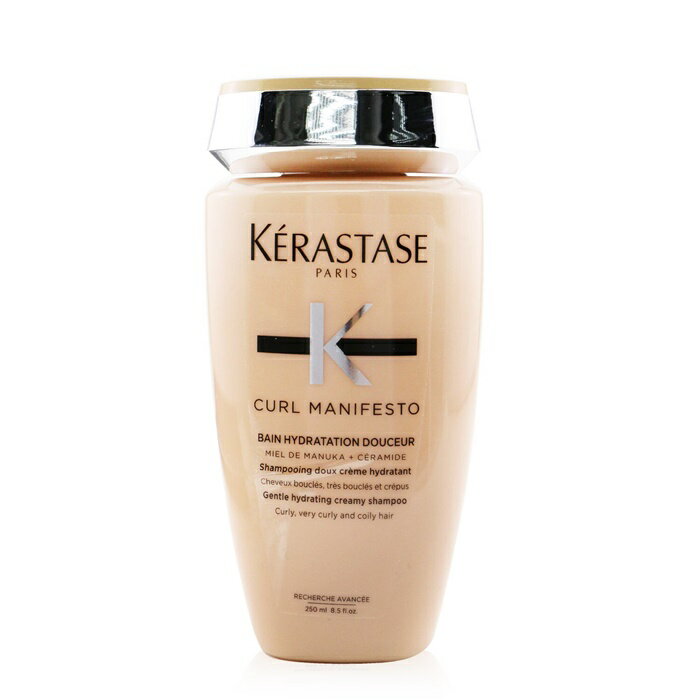 【月間優良ショップ受賞】 Kerastase Curl Manifesto Bain Hydratation Douceur Gentle Hydrating Creamy Shampoo (For Curly, Very Curly Coily Hair) ケラスター 送料無料 海外通販