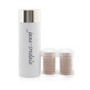 Amazing Base Loose Mineral Powder SPF 20 Refillable Brush (1x Brush, 2x Refills) - Honey Bronze: 1x Refillable Brush 2x Amazing Base Loose Mineral Powder SPF 20 Refill 2.5g/0.09oz (Honey Bronze) An all-in-one refillable brush for Amazing Base® Loose Mineral Powder Combines foundation, concealer, powder &amp; SPF 20/15 broad-spectrum (UVA/UVB) sun protection Reef-safe formula is water-resistant up to 40 minutes Conceals redness &amp; diffuses the appearance of fine lines &amp; pores for a soft-focus effect Gives sheer-to-medium coverage with a luminous finish Luxurious, ultra-soft brush renders even application Vegan, hand-tied, sculpted brush fibers mimic natural hair Refillable with magnetized head for easy cleaning Safe &amp; effective for all skin types 内容量2x2.5g/0.09oz 広告文責The Fresh Group Limited 03-6674-7335 メーカー（製造）・輸入者名Jane Iredale ジェーンアイルデール ・個人輸入 区分Made in USA アメリカ製・化粧品 ※製造国は仕入れ状況によって変更となる場合がございます。 ご案内・当店でご購入された商品は、「個人輸入」としての取り扱いになります。 ・個人輸入される商品は、すべてご注文者自身の「個人使用・個人消費」が前提となりますので、ご注文された商品を第三者へ　譲渡・転売することは法律で禁止されております。 ・関税・消費税が課税される場合があります。詳細はこちら。