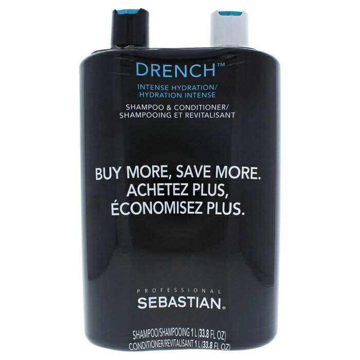 ڷͥɥå׼ޡ Sebastian Drench Moisturizing Kit 33.8 oz Shampoo, 33.8 o...