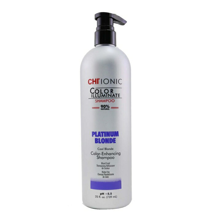 【月間優良ショップ受賞】 CHI Ionic Color Illuminate Shampoo - # Platinum Blonde チィー Ionic Col..