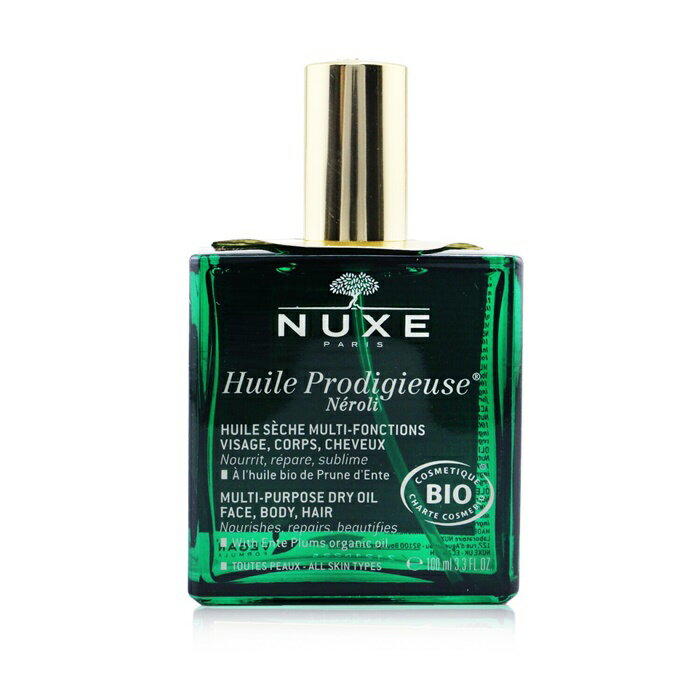 【月間優良ショップ受賞】 Nuxe Huile Prodigieuse Neroli Multi-Purpose Dry Oil ニュクス ネロリプロディジョン マルチパーパスドライオイル 100ml/3.3oz 送料無料 海外通販