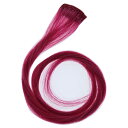 yԗDǃVbv܁z Hairdo Human Hair Color Strip - Pink ^ lԂ̔̐F̃Xgbv-sN 16 Inch  COʔ