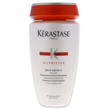 【月間優良ショップ受賞】 Kerastase Nutritive Bain Satin 2 Shampoo ケラスターゼ 栄養ベインサテン2シャンプー 8.5 oz 送料無料 海外通販