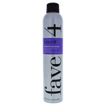 【月間優良ショップ受賞】 Fave4 Texture Takeover Oomph Enhancing Hairspray Fave4 ヘアスプレーを強化するテクスチャテイクオーバーOomph 8 oz 送料無料 海外通販