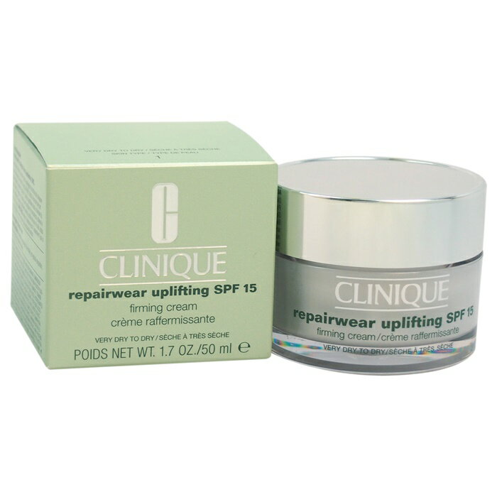 ڷͥɥå׼ޡ Clinique Repairwear Uplifting SPF 15 Firming Cream - Very Dry To Dry Skin ˡ ڥSPF15եߥ󥰥꡼-˴礷ȩ鴥礷ȩ 1.7 ̵ 