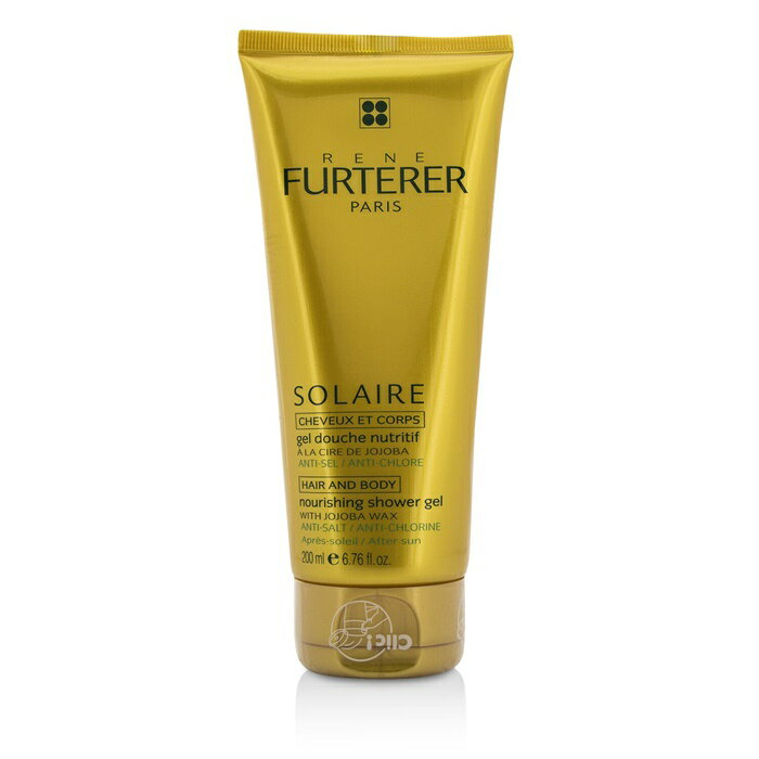 【月間優良ショップ受賞】 Rene Furterer Solaire Nourishing Shower Gel with Jojoba Wax (Hair and Body) ルネ フルトレール ソレイユ ナリッシング シャワージェル ホホ 送料無料 海外通販