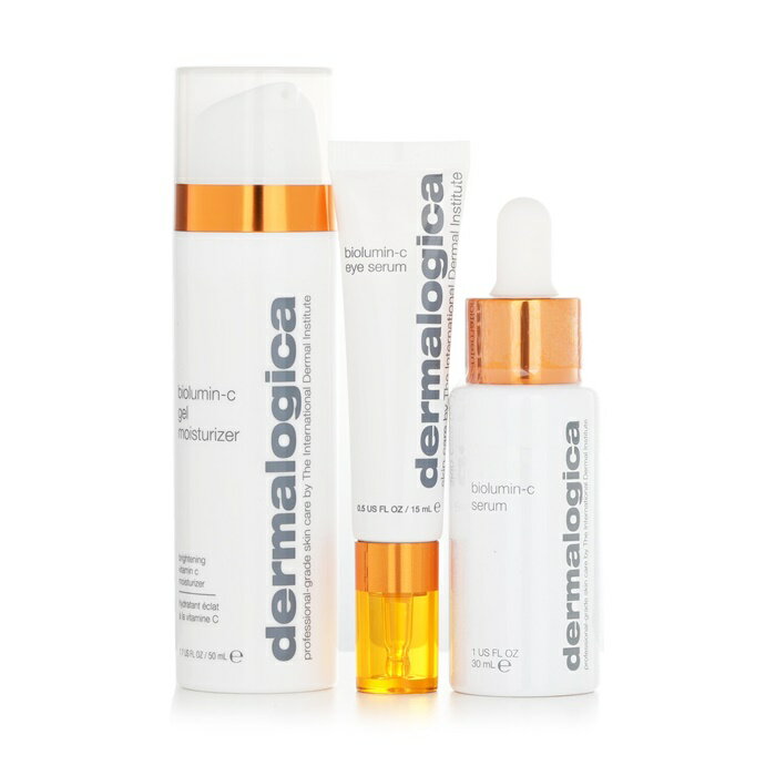 【月間優良ショップ受賞】 Dermalogica The Brighter Skin Set: ダーマロジカ The Brighter Skin Set: 3pcs 送料無料 海外通販