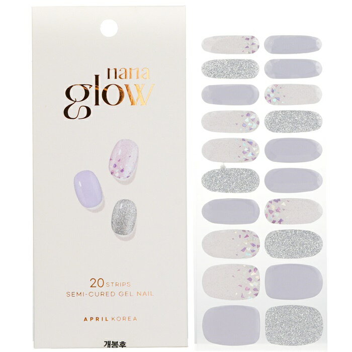 【月間優良ショップ受賞】 April Korea Nanaglow Nail Sticker - # GN13 April Korea Nanaglow Nail Sticker - # GN13 20pcs 送料無料 海外通販