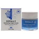 【月間優良ショップ受賞】 Derma E Hydrating Night Cream 2 oz 送料無料 海外通販
