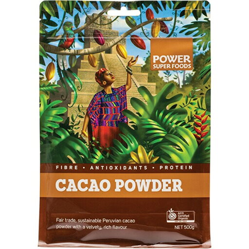 Power Super Foods Cacao Paste Buttons Ceremonial Grade Certified Organic 500g Power Super Foods Cacao Paste Buttons Ceremonial Grade Certified Organic 500g