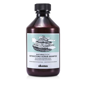 【月間優良ショップ受賞】 Davines Natural Tech Detoxifying Scrub Shampoo (For Atonic Scalp) ダヴィネス ナチュラルテック スクラブ シャンプー<D> 250ml/8.45oz 送料無料 【楽天海外直送】